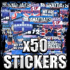 50x Rangers Ultras Stickers
