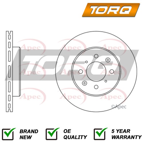 Brake disc front torq fits - torq,