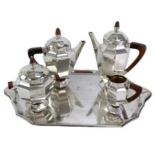 Art Deco Coffee Set Silver