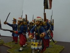 Frontline toy Soldiers 8 French Figures, 1/32 Scale Crimean