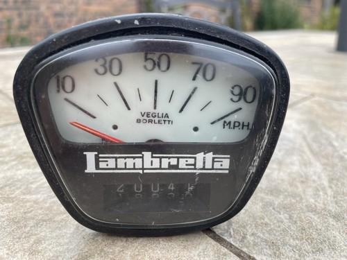 Lambretta 90mph speedo 1980 - lambretta,