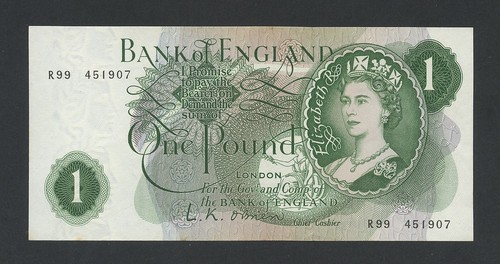 Bank england note 1960 - of,