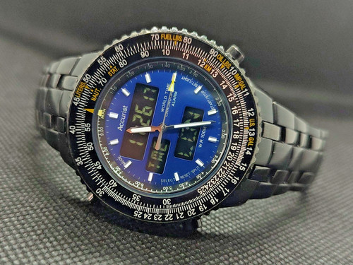 Accurist world time - world,