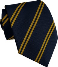 Navy Blue and Gold Double