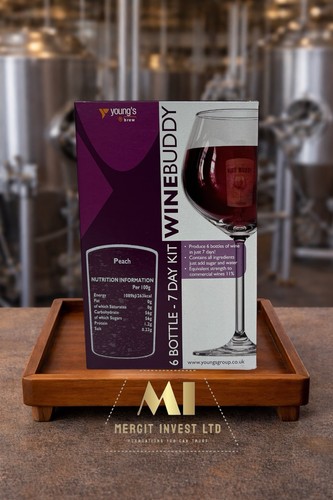 Winebuddy peach fruit wine kit - winebuddy,