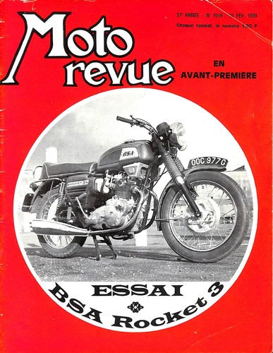 Moto revue magazine 1969 - revue,