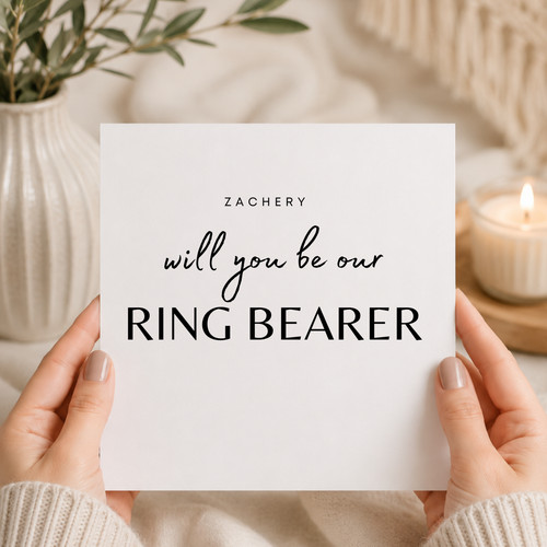 Personalised ring bearer - personalised,