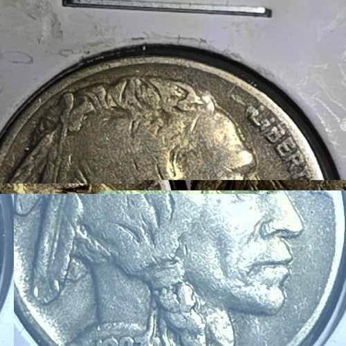 1927 buffalo indian head - head, au