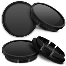 4 x 66mm Alloy Wheel Centre Caps Hub Rim Center Cover 5G0601171 Black