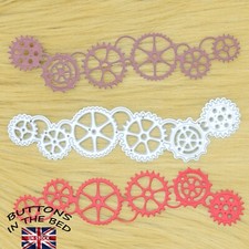 Line of Cogs Metal Cutting