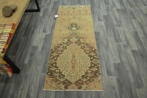 Brown distressed runner 2x5 - distressed,