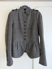 Zara herringbone tweed wool