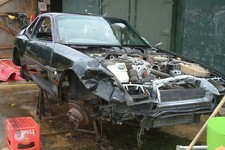 Porsche 944 Spare Parts- Bare Body Shell - In Metallic Black - Front RH Accident