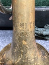 Vintage Zenith La Fleurre Brass Trumpet Complete with Carry Case