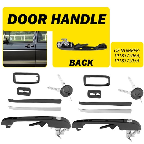 Pair front door handle - front,