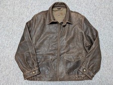 vintage 1990s leather BOMBER