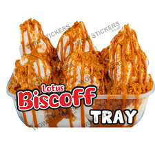 ice cream van sticker Biscoff
