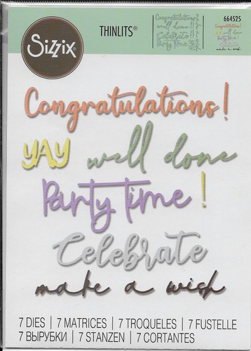 Sizzix thinlits 664525 - sizzix,