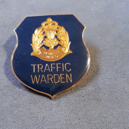 Traffic warden badge - traffic,