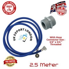 2.5M Washing Machine FILL HOSE EXTENSION Cold Water Inlet Fits beko dw