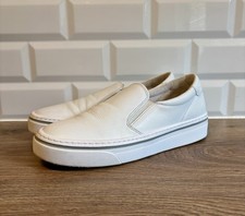 Gabor white leather slip - leather,