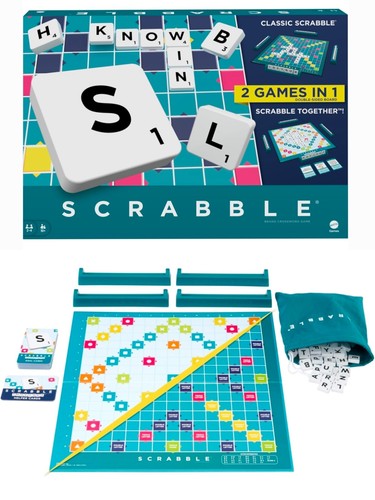Scrabble board game - scrabble,