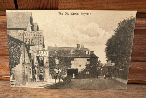 Royston old cross garage - old, cross,