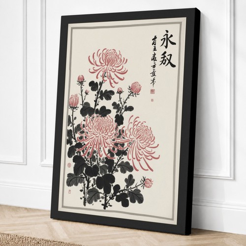 Chrysanthemum study japandi - chrysanthemum,