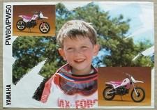 YAMAHA PW80 & PW50 Mini Bikes Sales Specification Leaflet 1993 #3MC-PW-93E