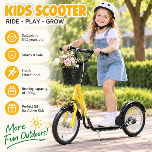 Kids kick scooter adjustable - kids,