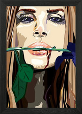 lana del rey fanart Framed