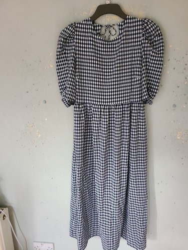 Top shop black white check - white,