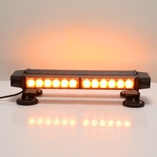 Light Bar 12v 24v Magnetic Flashing Beacon Roof Recovery 30 LED