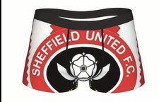 SHEFFIELD UNITED MENS NOVELTY BOXER SHORTS  , VARIOUS SIZES ......... BRAND NEW