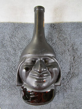 Lovely Vintage Empty Pisco Inca Nogueras Comas Barcelona Brandy Bottle Totem Fig