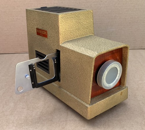 Vintage pathescope puck slide - vintage,