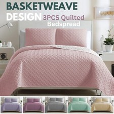 3 Piece Quilted Bedspread