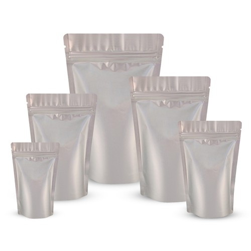 Silver matt stand pouches - stand,