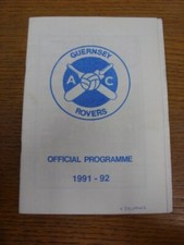 08/12/1991 Guernsey Rovers v Sylvans  . FREE POSTAGE on all UK Orders.