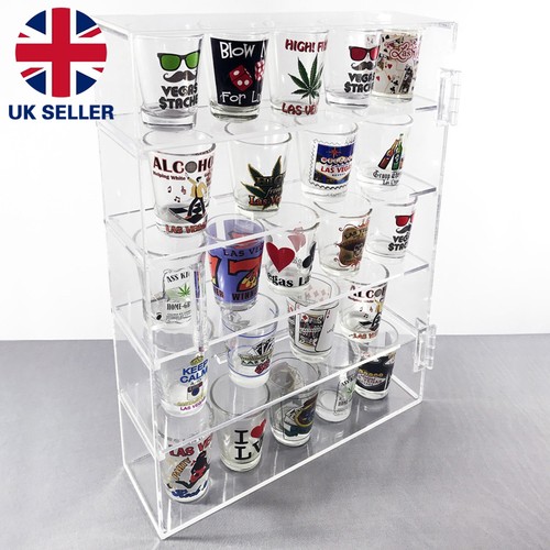 Tier clear display case - clear,