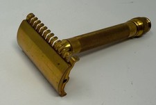 Gillette Gold Tone Open Comb