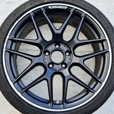 1x Genuine Mercedes Benz CLA 45 AMG w177 19" BLACK Alloy Wheel Tyre 245 35 A45 S