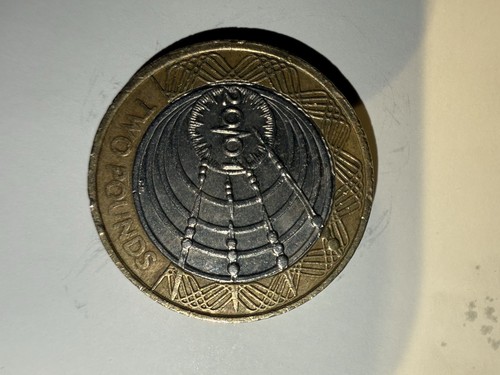 2001 two pounds coin - two,