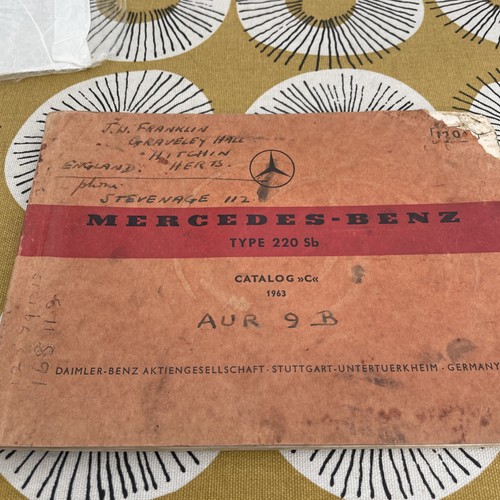 Genuine mercedes benz type 220 - genuine,