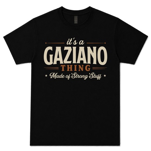 Gaziano thing made of - it's, a