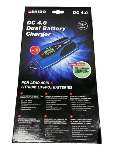 Shido battery charger - shido, 4.0