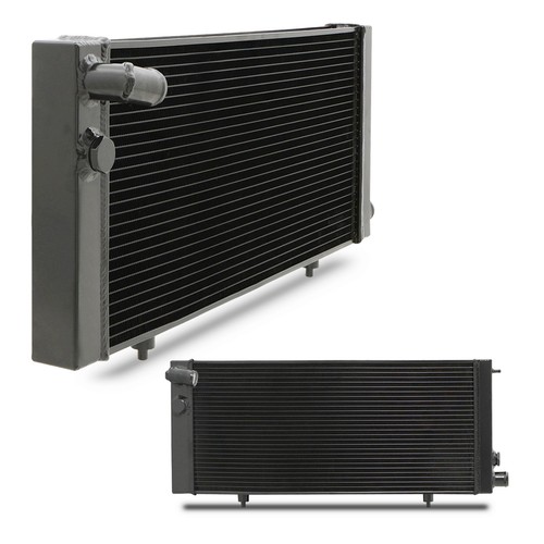 Black radiator aluminium 40mm - black,