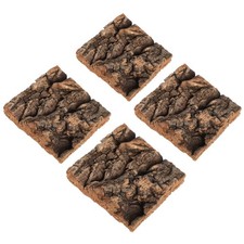  4pcs Tree Bark Terrarium