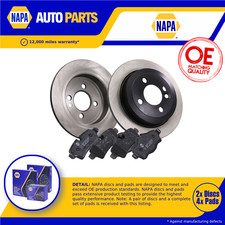 2x Solid Brake Discs and Pads