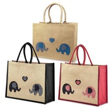 Large Jute Hessian Shopping